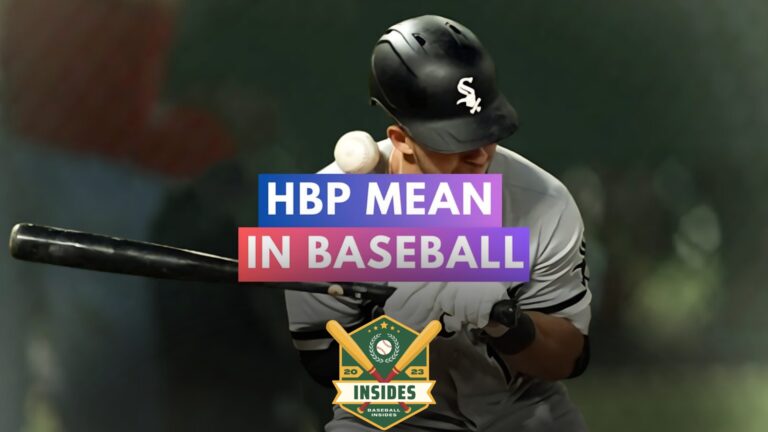 What Does HBP Mean In Baseball?