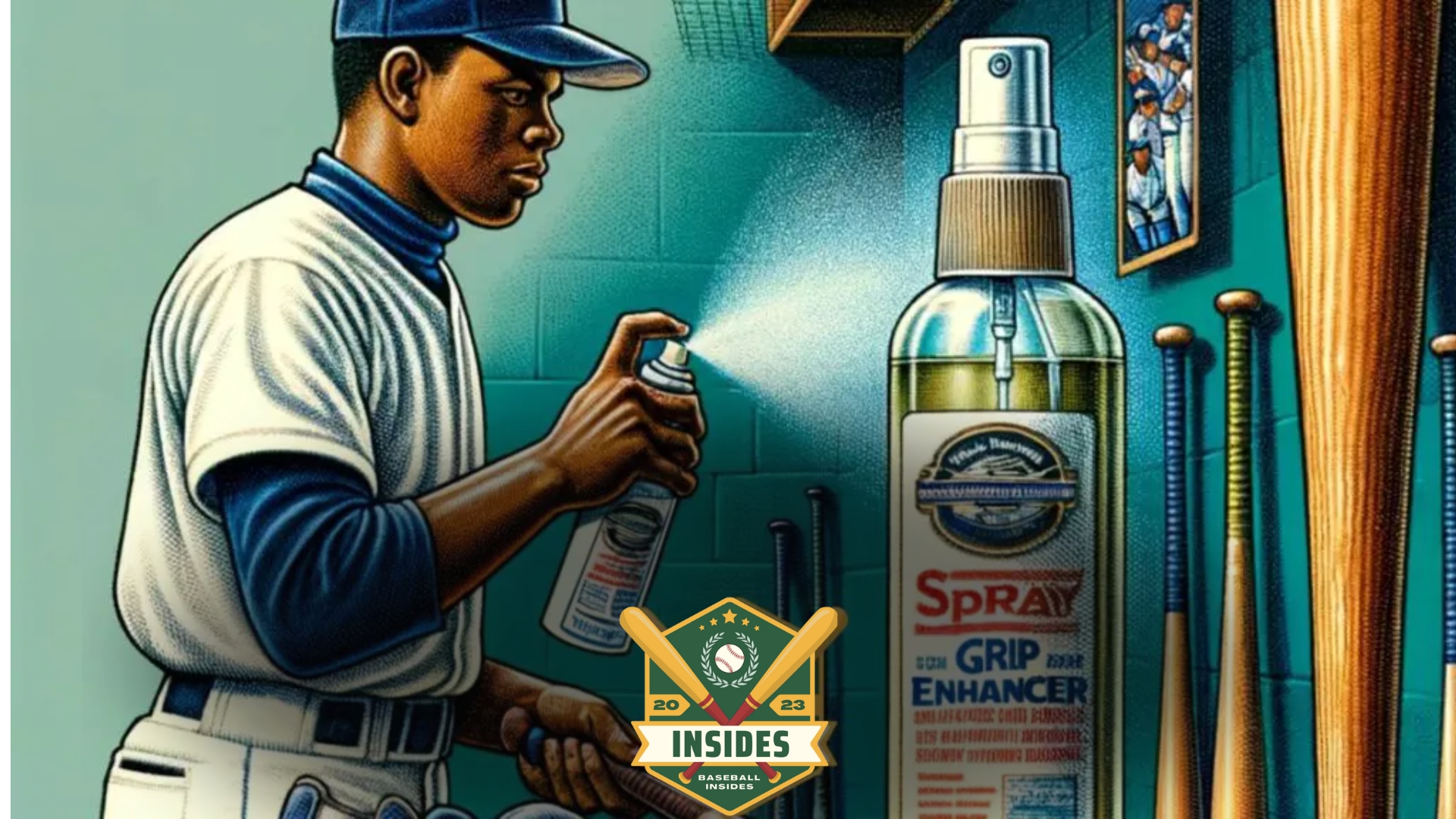 What Do Baseball Players Spray on Their Bats